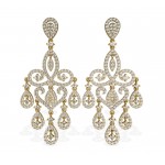 Chandelier Diamond  Wedding Earrings
