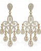 Chandelier Diamond  Wedding Earrings