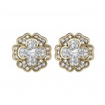 Dainty Diamond Eartops