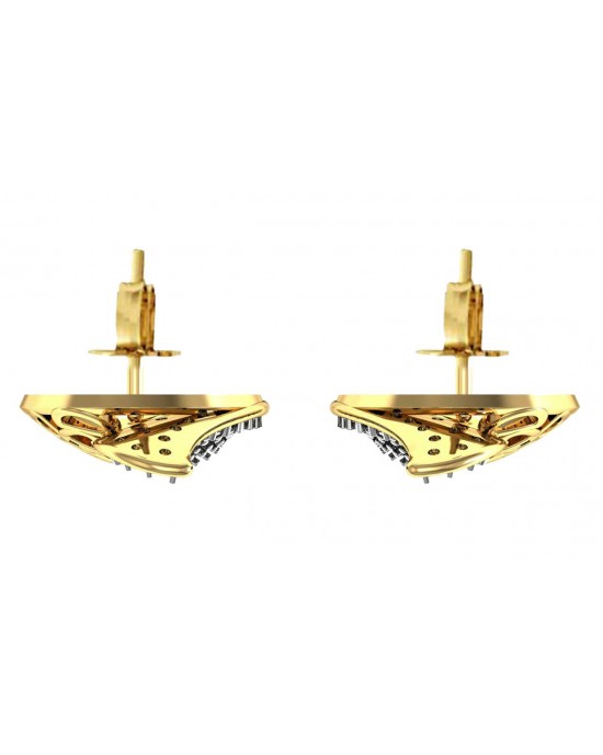 gold louis vuitton earrings studs