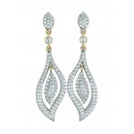 Diamond Contemporary Design Earrings