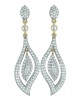 Diamond Contemporary Design Earrings