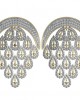Diamond Crescent Earrings