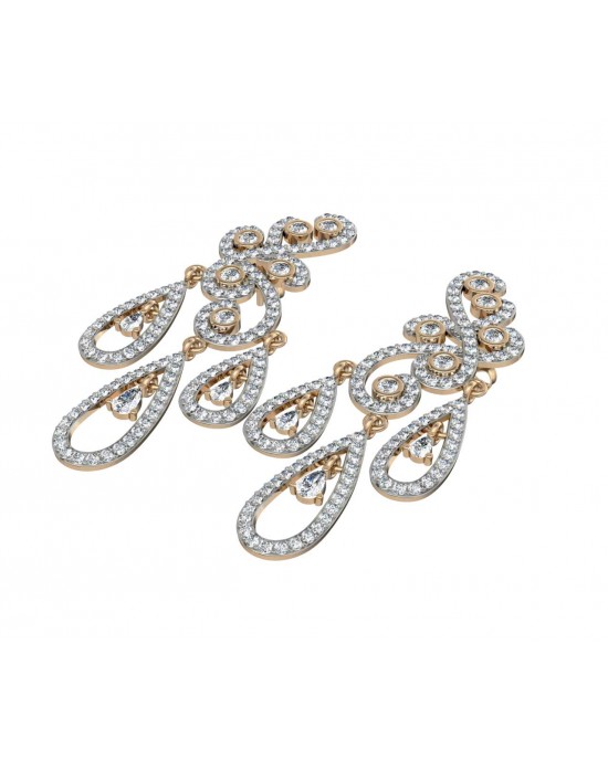 Diamond Earrings Haute Couture