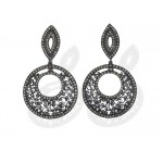 Diamond Earrings in Silver