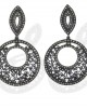 Diamond Earrings in Silver