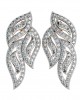 Diamond Leaf Earrings