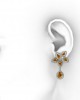 Eminence Yellow sapphire & Diamnond Earrings