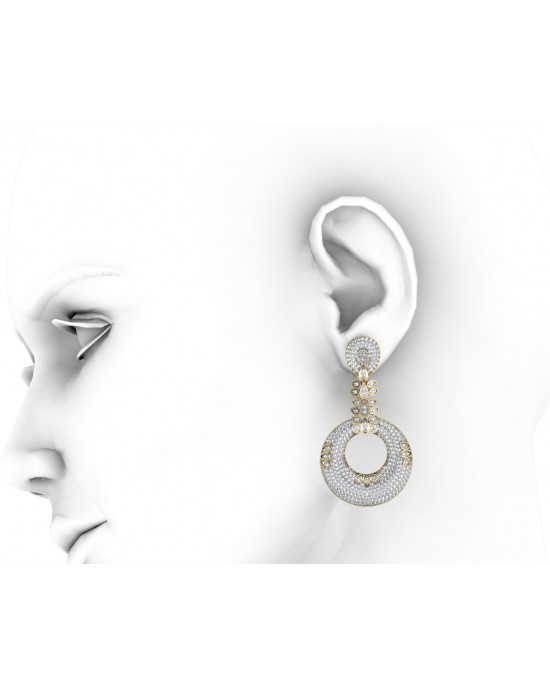 Exquisite Designer Diamond Earrings