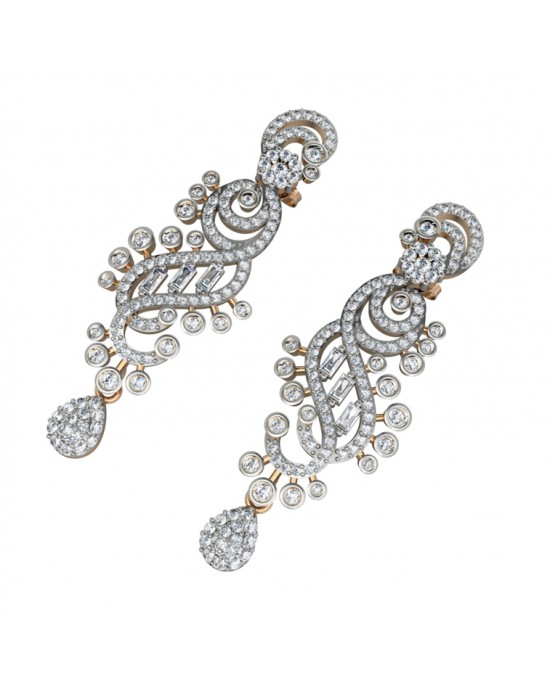 Exquisite Diamond Dangle earrings