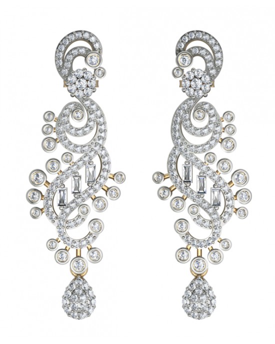 Exquisite Diamond Dangle earrings