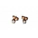 Single diamond Earstuds
