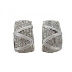 Diamond Half Bali Earring