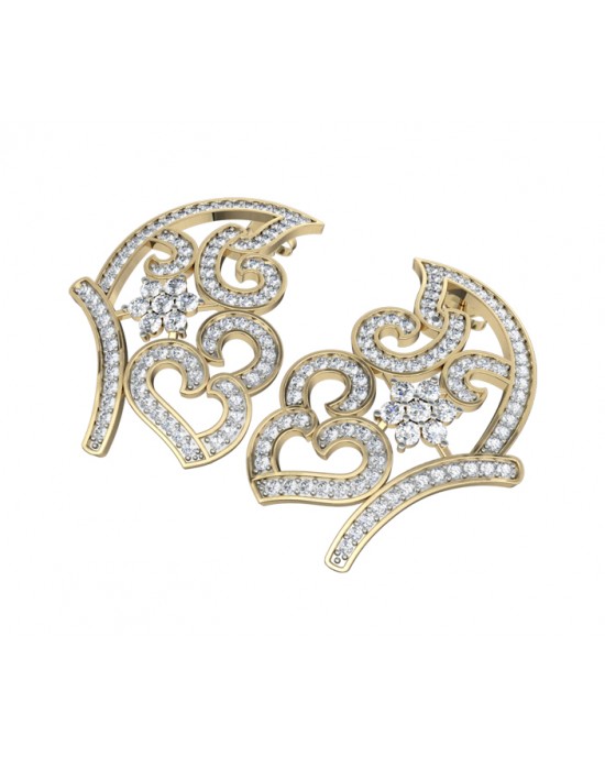 Imposing Diamond Earrings