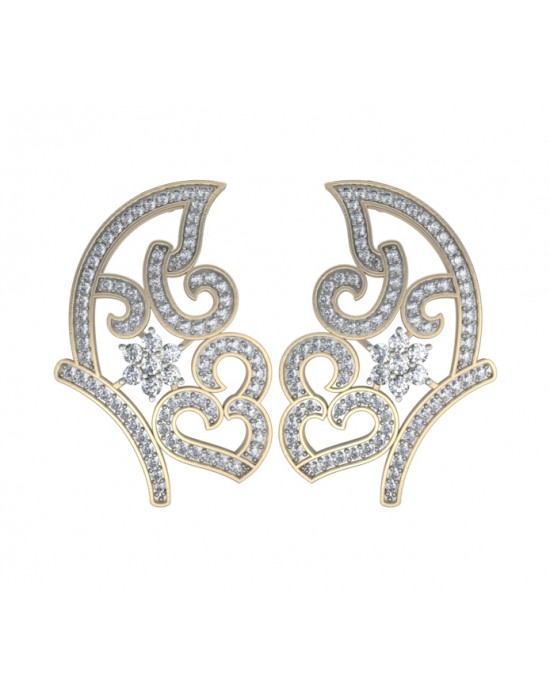 Imposing Diamond Earrings