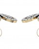 Intricate designer diamond Ear clips