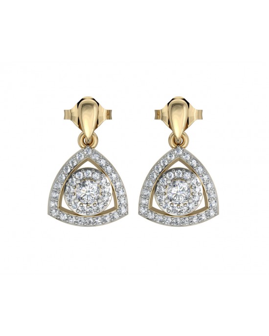 Petite Diana diamond Drop Earrings