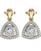 Petite Diana diamond Drop Earrings