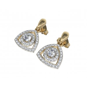 Petite Diana diamond Drop Earrings