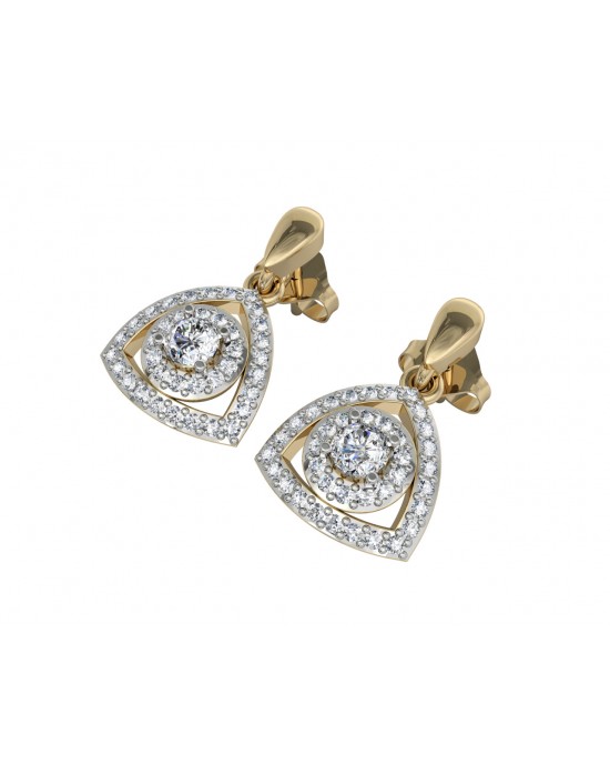 Petite Diana diamond Drop Earrings