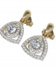 Petite Diana diamond Drop Earrings