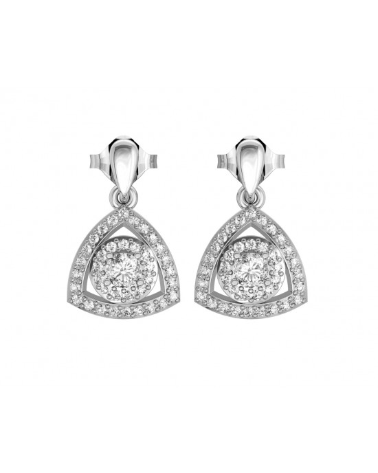 Petite Diana diamond Drop Earrings