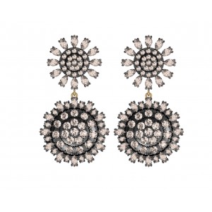 Lisa Victorian Diamond Chandelier Earrings