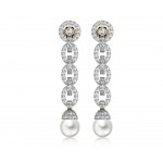 Andrea Pearl Diamond Danglers
