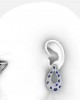 Vanessa Cabachon Sapphire & Diamond Earrings