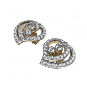 Precious Hearts Diamond Earstuds