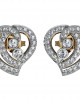 Precious Hearts Diamond Earstuds