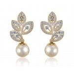Aarna Pearl & Diamond Earrings