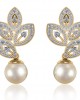Aarna Pearl & Diamond Earrings