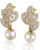 Aarna Pearl & Diamond Earrings