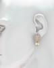 Aarna Pearl & Diamond Earrings