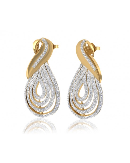 Aashika Gold & Diamond Earring