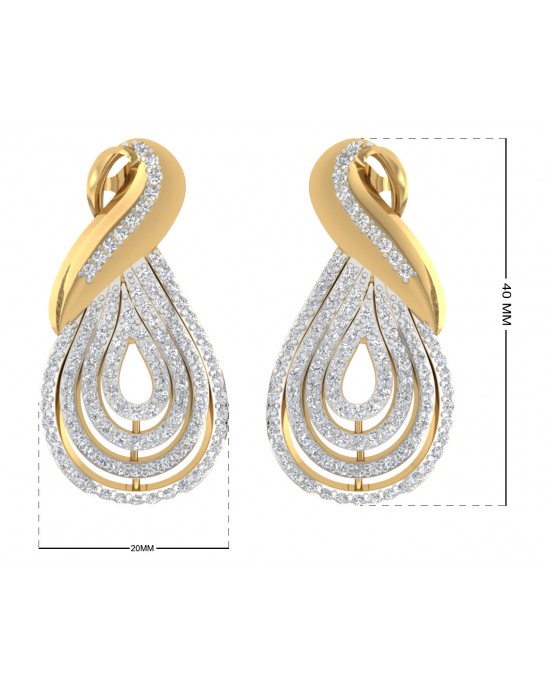 Aashika Gold & Diamond Earring