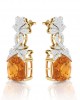 Kate Diamond & Citrine Earrings