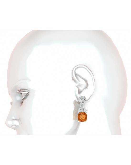 Kate Diamond & Citrine Earrings