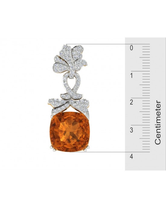 Kate Diamond & Citrine Earrings