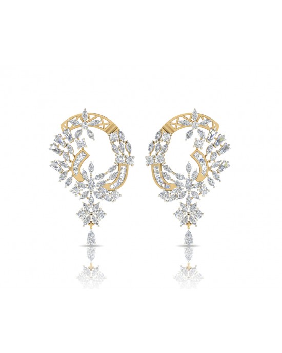 Ariel Elegant Diamond Earrings