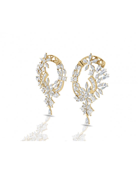 Ariel Elegant Diamond Earrings