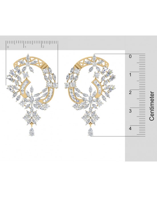 Ariel Elegant Diamond Earrings