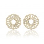 Tia Designer Diamond Hoops