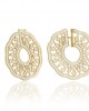 Tia Designer Diamond Hoops