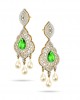 Adrika Emerald Diamond Earrings