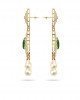 Adrika Emerald Diamond Earrings