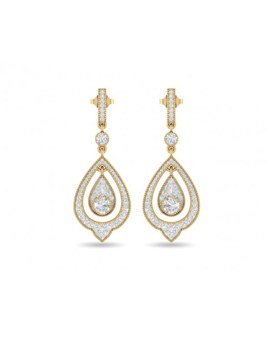 Eesha Diamond Drop Earrings