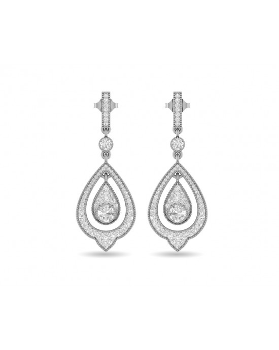 Eesha Diamond Drop Earrings