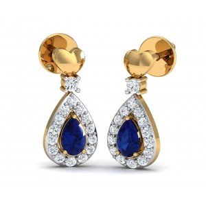 Anchita Sapphire Diamond Earrings